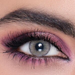 LA’BELLA Real 'Platinum' grüngraue farbige Kontaktlinsen für 3 Monate / 1x Paar / 2 Stk. Linsen