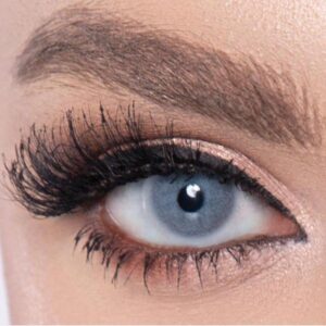 LA’BELLA Milano 'Pixie Gray' graue farbige Kontaktlinsen für 3 Monate / 1x Paar / 2 Stk. Linsen