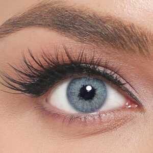 ICONIC 'Topazio' blaugrün farbige Kontaktlinse für 3 Monate / 1x Paar/ 2 Stk. Linsen