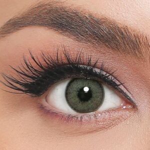 EL‘AMORE Retro 'Jade' graugrüne farbige Kontaktlinse für 6 Monate 1x Paar / 2 Stk Linsen