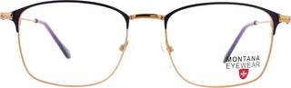 Montana 595 gold lila - Fernbrille 1 Montana 595 gold lila - Officebrille
