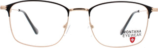 Montana 595 gold schwarz - Officebrille 1 Montana 595 gold schwarz - Officebrille