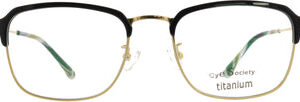 Eye Society 2097 schwarz gold - Officebrille