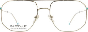 In Style 17 gold türkis - Officebrille
