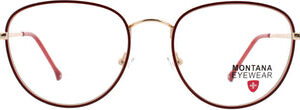 Montana 589 gold rot - Lesebrille