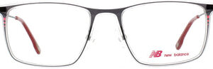 New Balance 4090 rot grau transparent - Lesebrille