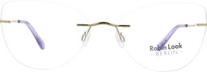 Robin Look 106 randlos gold lila - Lesebrille